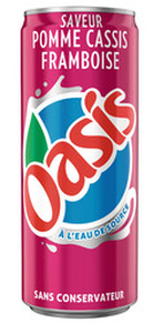 oasis fraise-framboise 33cl